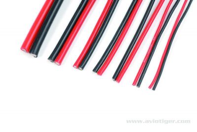 CABLE SIL. 16AWG 490 BRINS 1M- GFORCE