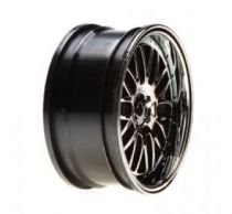 Vaterra Jantes déport Deep Mesh Chrome/blk 26mm