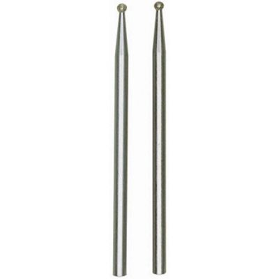 2 fraises diamant�es sur tige 1mm PROXXON
