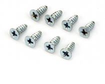 DUBRO Vis 3x8mm tête plate cruciforme auto-foreuse. Sachet de 8.