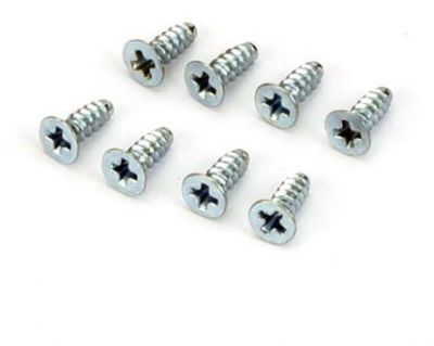 DUBRO Vis 3x6mm t�te plate cruciforme auto-foreuse. Sachet de 8.