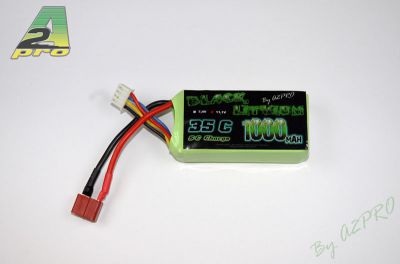 Black Lithium 1000mAh 35C 3S
