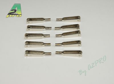 Chape acier nickel� M2 (10 pcs)