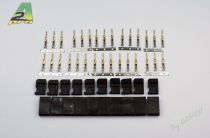 CONNECTEUR FEMELLE OR FUTABA (10pc)