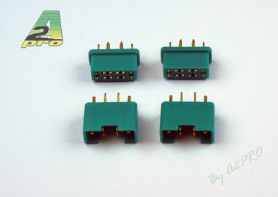 Connecteur 6 p�les m�le+fem (2 paires)