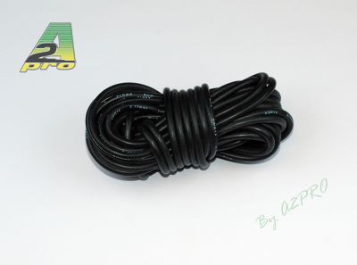 Fil silicone AWG14-2.12� noir (5m)