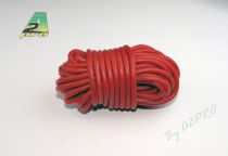 Fil silicone AWG14-2.12² rouge (5m)