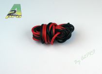 Fil silicone AWG16-1.32² R+N (2x1m) - A2PRO - 17160