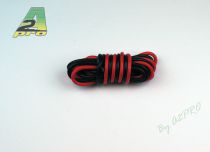 Fil silicone AWG18-0.81² R+N (2x1m) - A2PRO - 17180