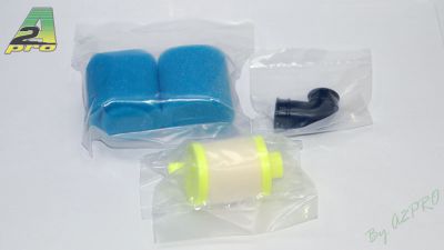 FILTRE � AIR 1/8 + 2 Mousse + Coude