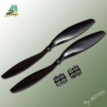 Hélice Gemfan SF 11x4,7 noir (2 pcs)