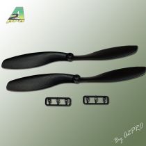 Hélice Gemfan SF push 8x4,5 noir (2 pcs)