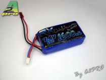 Pack Rx Lipo 7,4V/1600mAh BEC