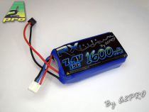 Pack Rx Lipo 7,4V/1600mAh JR