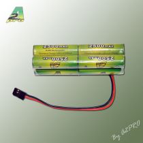 PACK Tx B 9.6V/AP-2500 Fut type servo