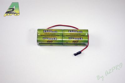 PACK Tx B 9.6V/AP-2500 JR type servo