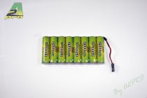 PACK batterie NIMH Tx S 9.6V/AP-2500 JR type servo