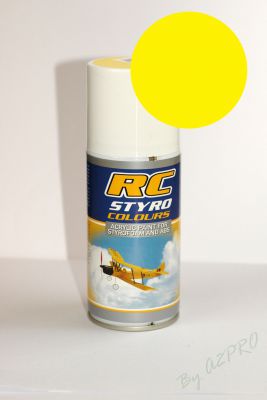 PEINTURE STYRO JAUNE FLUO 150ml
