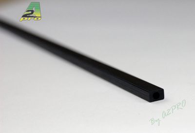Tube carbon rect/rond 6.15x4.15/3mm