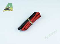 TUBE THERMO 3.0mm ROUGE+NOIR 2x50cm