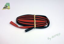 TUBE THERMO 6mm ROUGE+NOIR 2x50cm