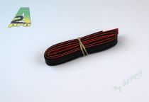 TUBE THERMO 8mm ROUGE+NOIR 2x50cm