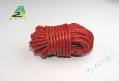 Fil silicone AWG14-2.12� rouge (100
