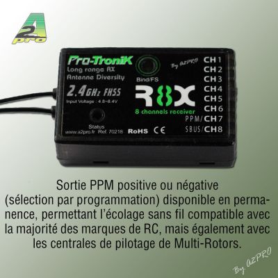 R�cepteur FHSS 8 voies
