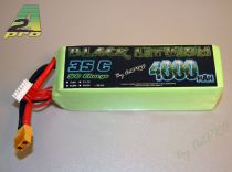 Black lithium 4000mAh 35C 6S - XT-60