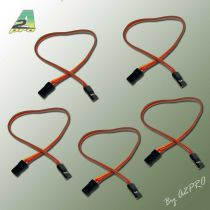 Adaptateur JR mâle/mâle 20cm pour Multirotor (5pcs)