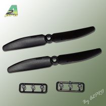 Hélice Gemfan SF push 5x4 noir (2 pcs)