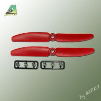 Hélice Gemfan SF push 5x3 rouge (2 pcs)