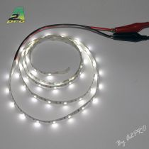 Ruban LED auto-collant 6V Blanc 1m