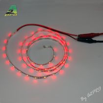 Ruban LED auto-collant 6V Rouge 1m