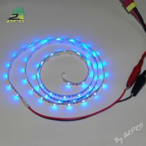 Ruban LED auto-collant 6V Bleu 1m