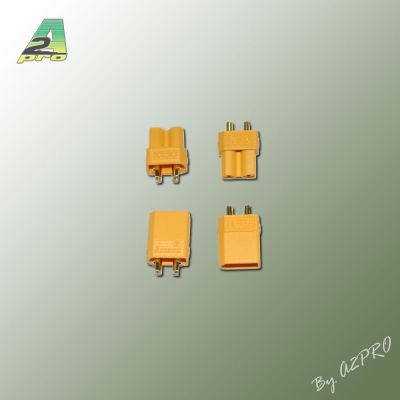 Connecteur XT-30 OR M�le + Femelle (2 paires)