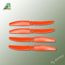 Hélice PTK (2 paire CC+ CCW)  5x3 orange