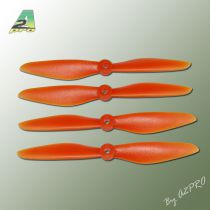 Hélice PTK (2 paire CW+ CCW)  6x4,5W orange