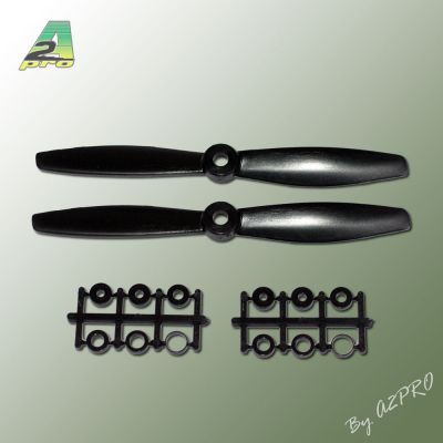 H�lice Gemfan fibre SF 6x4 demi bullnose noir (2 pcs)
