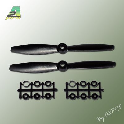 H�lice Gemfan fibre SF 6x4 push demi bullnose noir (2 pcs)