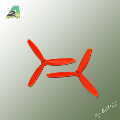 H�lice Gemfan Tripale  fibre 5x4,5 orange (2 pcs)