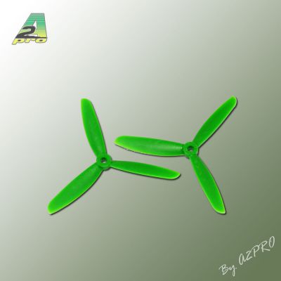 H�lice Gemfan Tripale  fibre push 5x4,5 vert (2 pcs)