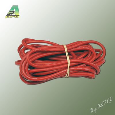 Fil silicone AWG9 - 6.63� rouge (5m)
