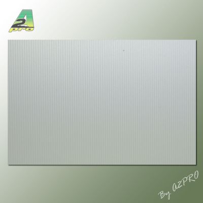 PVC transparent et mat avec nervure sens largeur 475x328x1,3mm