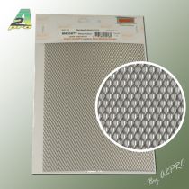 Grille acier inoxydable 200x140x1,10mm maille de 1,7x3,5mm