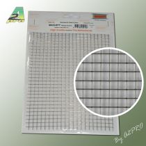 Grille acier inoxydable 200x140x1,45mm maille de 6,0mm