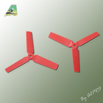 H�lice Gemfan 5x3D Master 3 blade 3D rouge (2 paires CW+CCW)