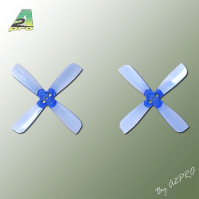 H�lice Gemfan quadripale PC bleu 2x3,5 (2 paires CW + CCW)
