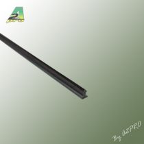 Profilé styrène Rail Lg 1m x 1,05mm scale H0(TT)