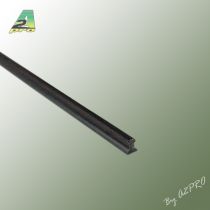 Profilé styrène Rail Lg 1m x 1,35mm scale (H0)